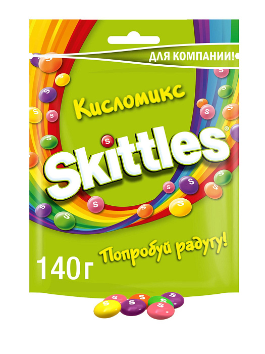 Конфеты Skittles КислоМикс (2 x 140 г.) купить в интернет-магазине icover