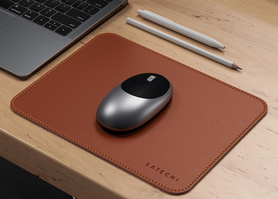 Коврик для мыши Satechi Eco-Leather Mouse Pad ST-ELMPN (Brown) купить в интернет-магазине icover