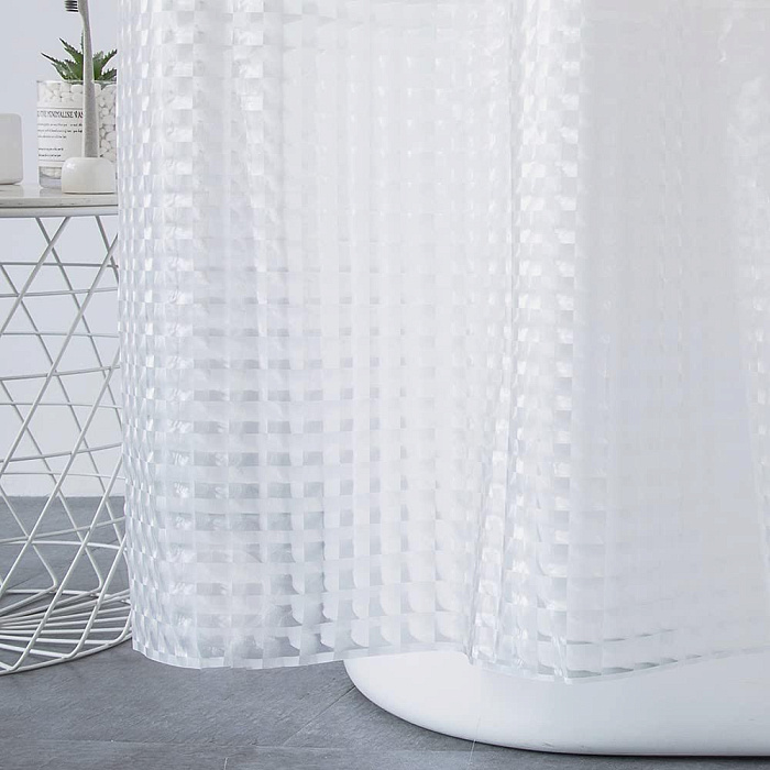 Штора для ванной комнаты Ridberg Глаз PEVA 180 x 200 см (Clear) купить в интернет-магазине icover