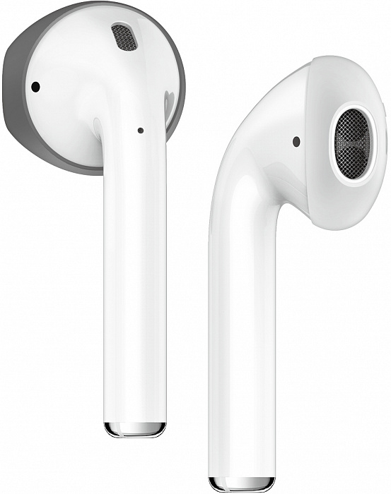 Держатель Elago Secure Fit (EAP-PADSM-DGYWH) для наушников Apple AirPods (Dark Grey/White) купить в интернет-магазине icover