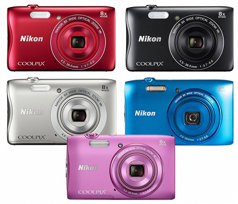 Фотоаппарат Nikon Coolpix S3700 (Silver) купить в интернет-магазине icover