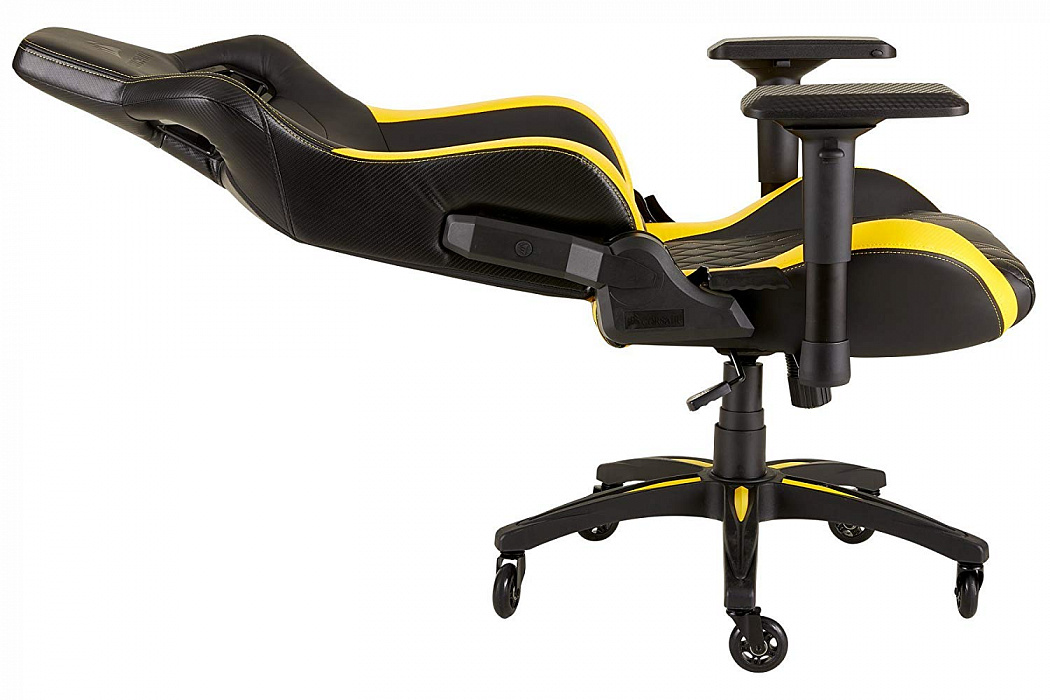 Игровое кресло Corsair T1 Race 2018 CF-9010015-WW (Black/Yellow) купить в интернет-магазине icover