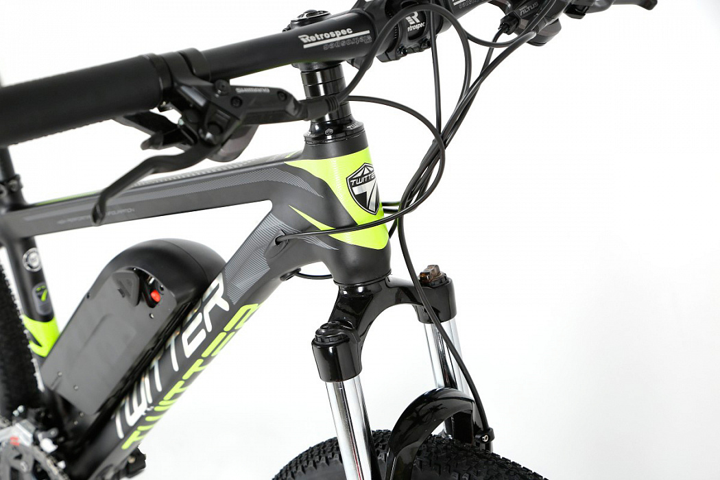 Электровелосипед Twitter Mantis E0 15.5 (Black/Yellow) купить в интернет-магазине icover