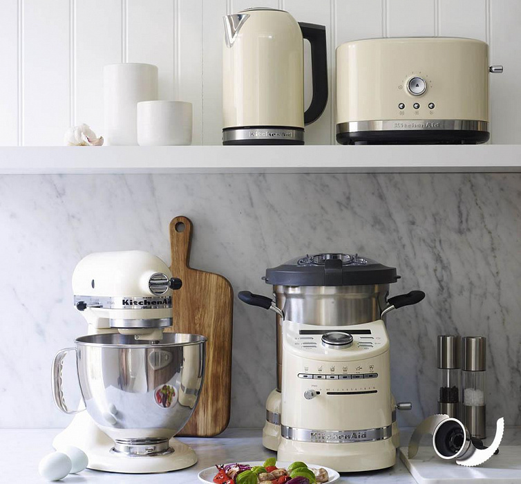Планетарный миксер KitchenAid Artisan 5KSM175PSEAC (Cream) купить в интернет-магазине icover