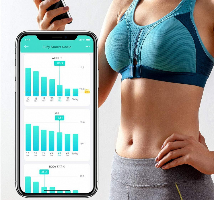 Умные весы Anker Eufy Smart Scale C1 (White) купить в интернет-магазине icover