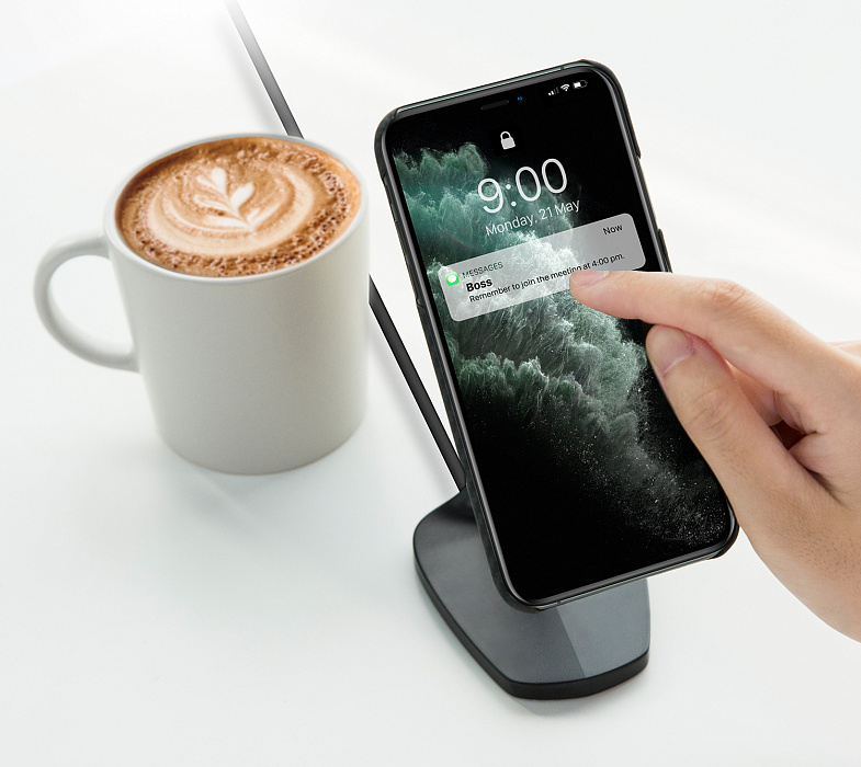 Беспроводное зарядное устройство Pitaka DT1001B (Black) купить в интернет-магазине icover