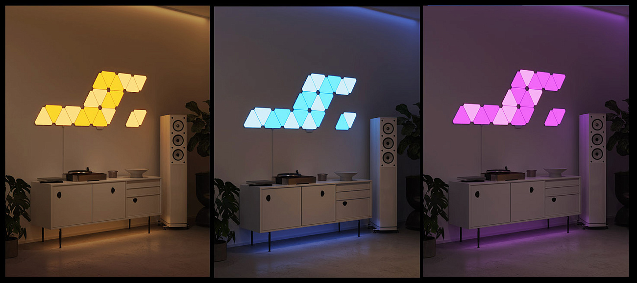 Умная световая панель Yeelight Smart Light Panels 6 шт. (Multicolor) купить в интернет-магазине icover