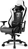 Игровое кресло Sharkoon Skiller SGS4 (Black/White) купить в интернет-магазине icover