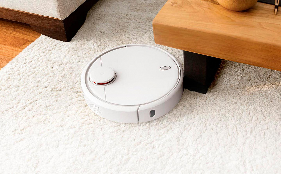 Робот-пылесос Xiaomi Mi Robot Vacuum Cleaner (EU) White купить в интернет-магазине icover