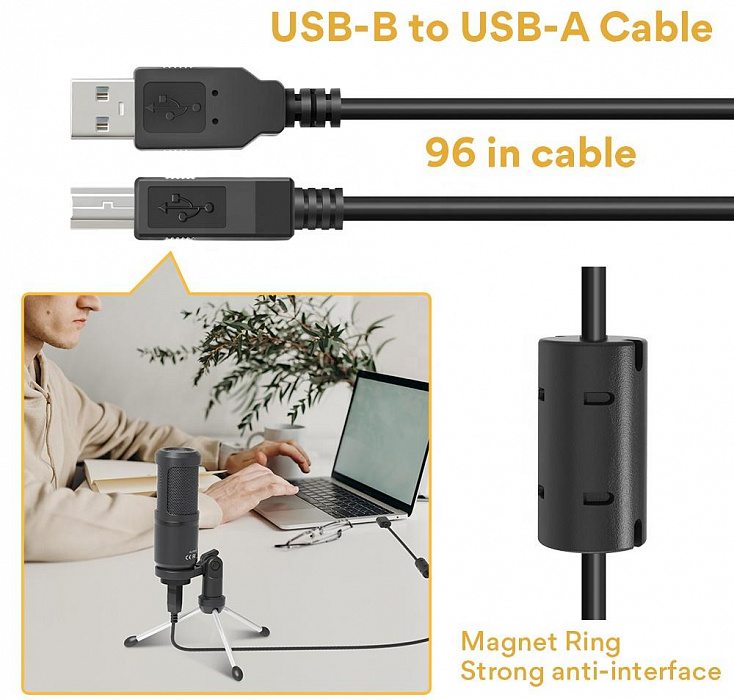 Микрофон Maono AU-PM460TR (Black) купить в интернет-магазине icover