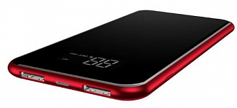 Внешний аккумулятор Baseus Wireless Charge Power Bank 8000 mah (Red)