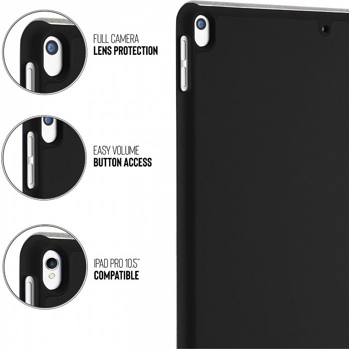 Чехол Pipetto Origami (P043-49-4) для iPad Air/Pro 10.5" (Black) купить в интернет-магазине icover