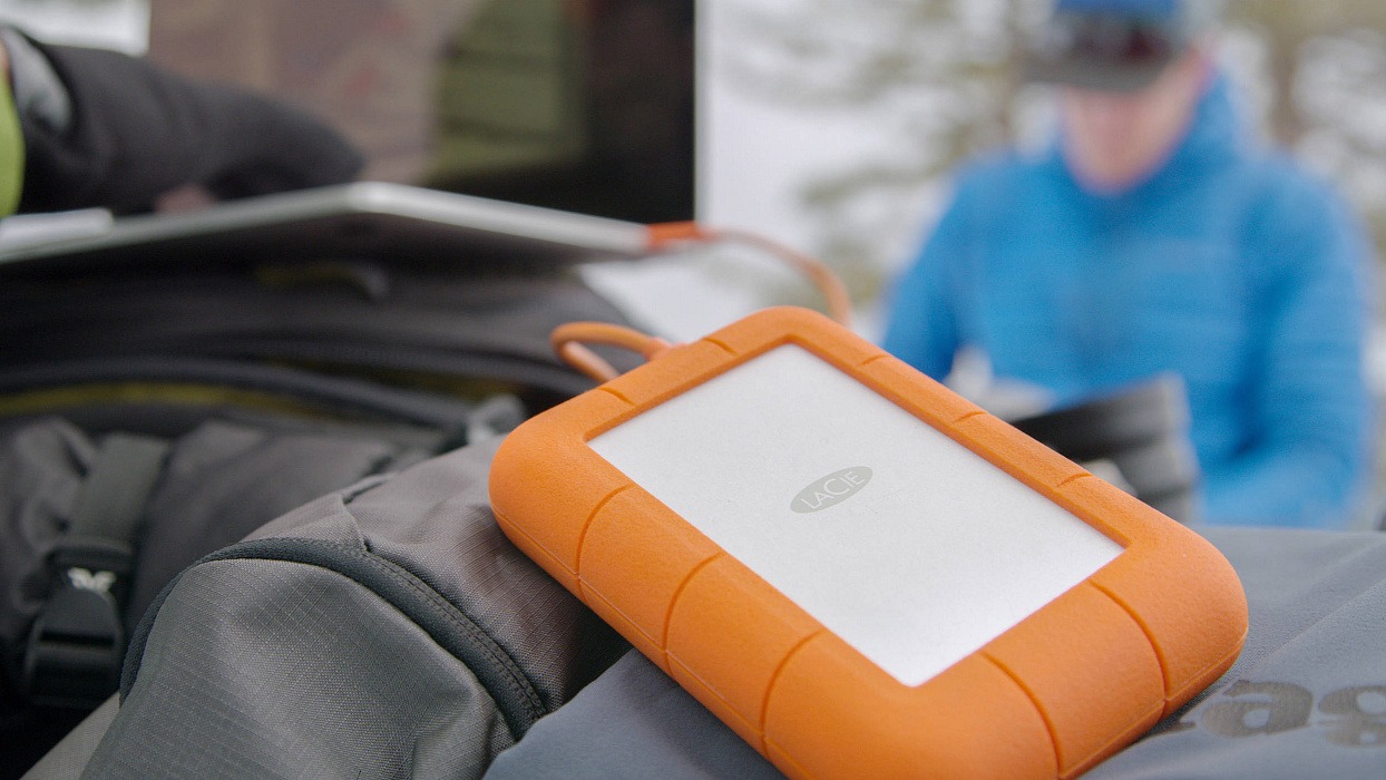 Внешний жесткий диск LaCie Rugged RAID Pro 4Tb USB-C STGW4000800 (Orange) купить в интернет-магазине icover