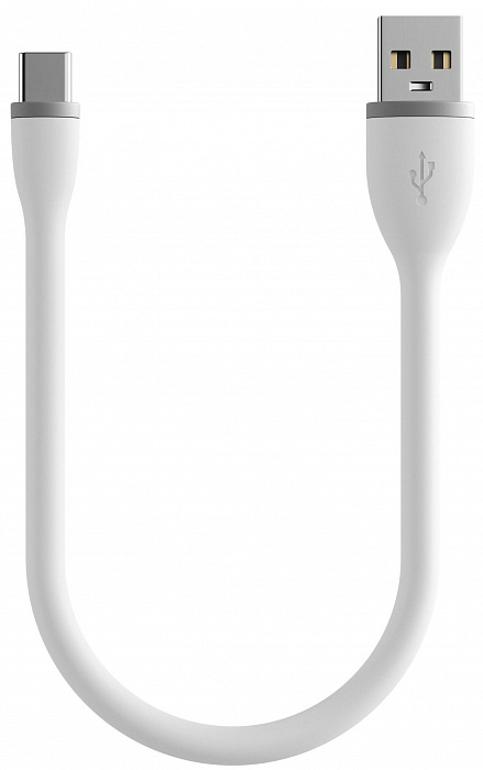 Кабель Satechi Flexible (ST-FCC10W) USB-A to USB-C 25 см (White) купить в интернет-магазине icover