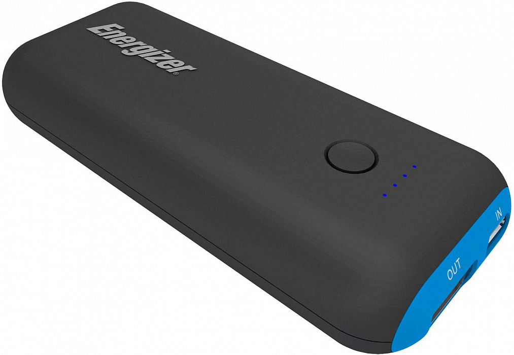 Energizer UE5007 5000 mAh - внешний аккумулятор (Black/Blue) купить в интернет-магазине icover
