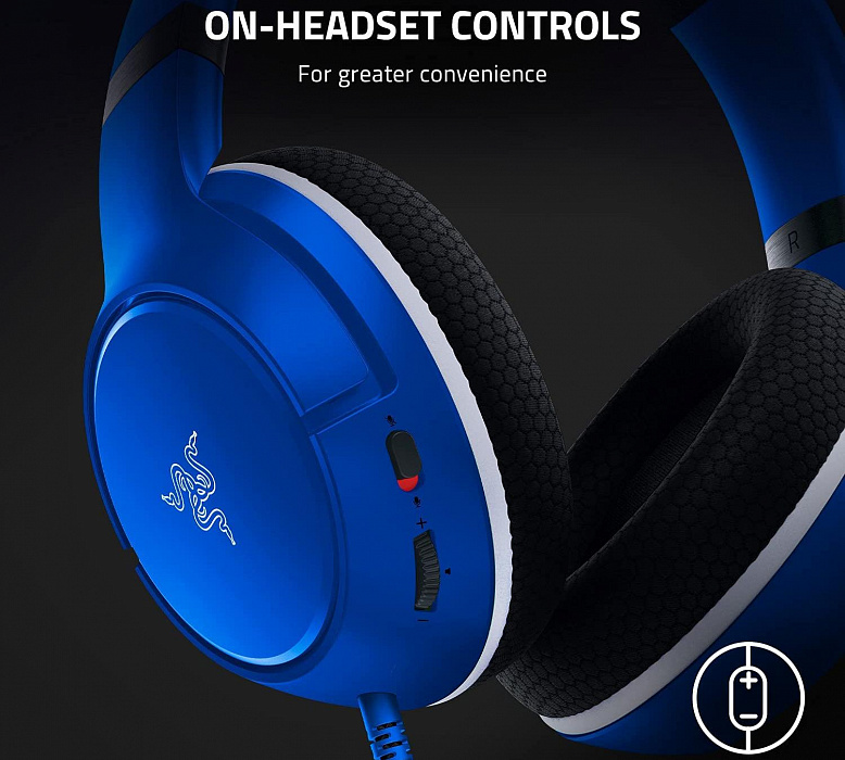 Игровая гарнитура Razer Kaira X (RZ04-03970400-R3M1) для Xbox Series X/S (Shock Blue) купить в интернет-магазине icover