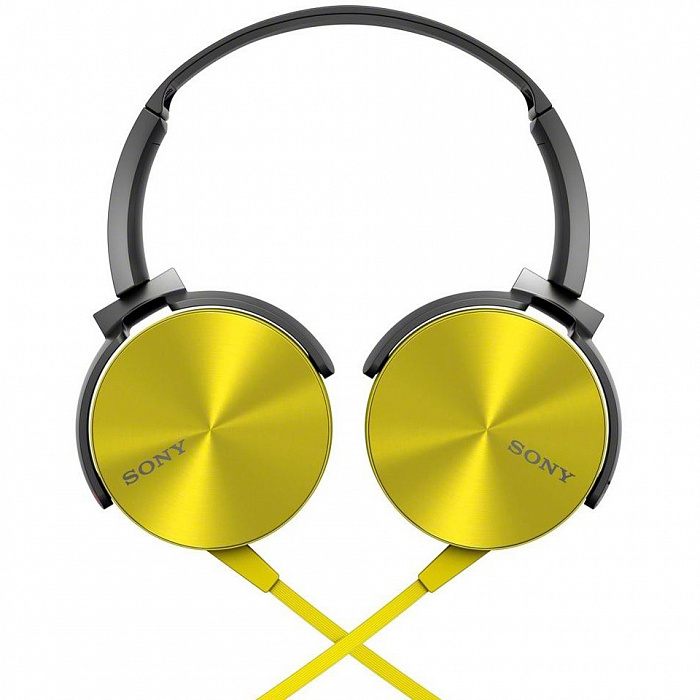 Sony MDR-XB450AP/Y - накладные наушники (Yellow) купить в интернет-магазине icover