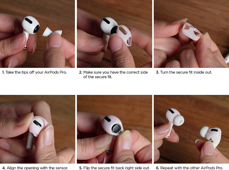 Чехол Elago Ear Tips (EAPP-PADSM-PKLV) для AirPods Pro (Pink/Lavender) купить в интернет-магазине icover