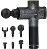 Перкуссионный массажер GESS Revolver (Black) купить в интернет-магазине icover