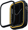 Чехол Uniq Moduo interchangable case для Apple Watch 45/44 mm (Black/Mustard) купить в интернет-магазине icover