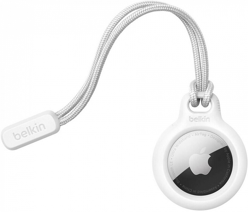 Держатель со шнурком Belkin Secure Holder (F8W974btWHT) для Apple AirTag (White) купить в интернет-магазине icover