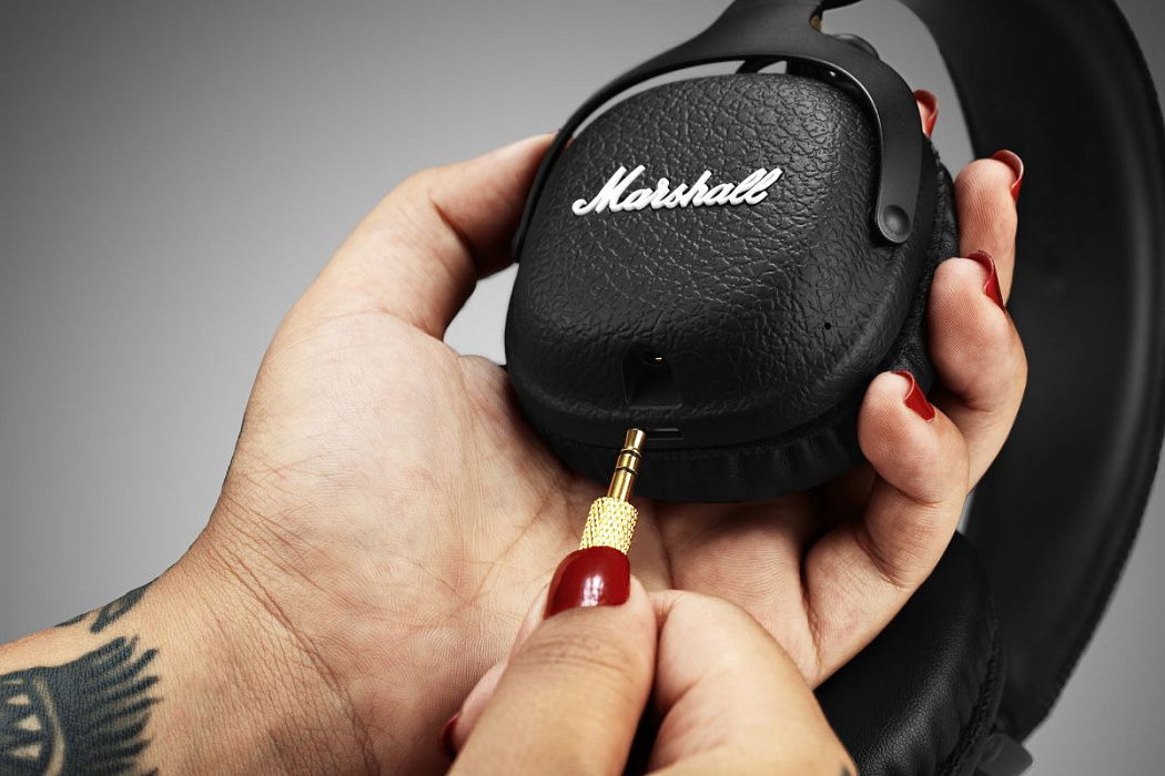 Беспроводные наушники Marshall Mid Bluetooth с микрофоном (Black) купить в интернет-магазине icover