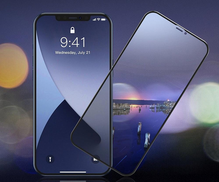 Защитное стекло Baseus Tempered Glass Screen Protector (SGAPIPH67N-ATG01) для iPhone 12 Pro Max (Black) купить в интернет-магазине icover