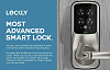 Умный дверной замок Lockly Secure Pro Latch Edition PGD728FSNLE (Satin Nickel) купить в интернет-магазине icover