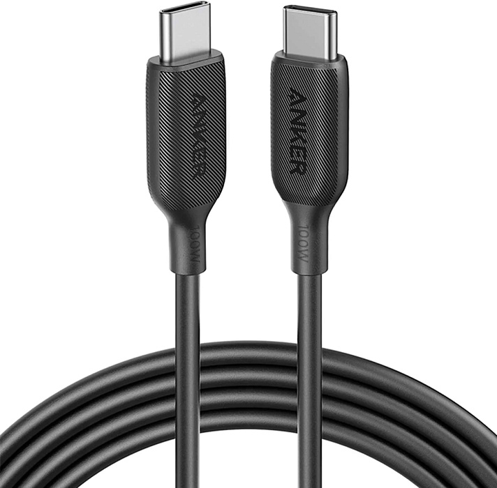 Кабель Anker PowerLine III USB-C/USB-C 1.8м A8856 (Black) купить в интернет-магазине icover