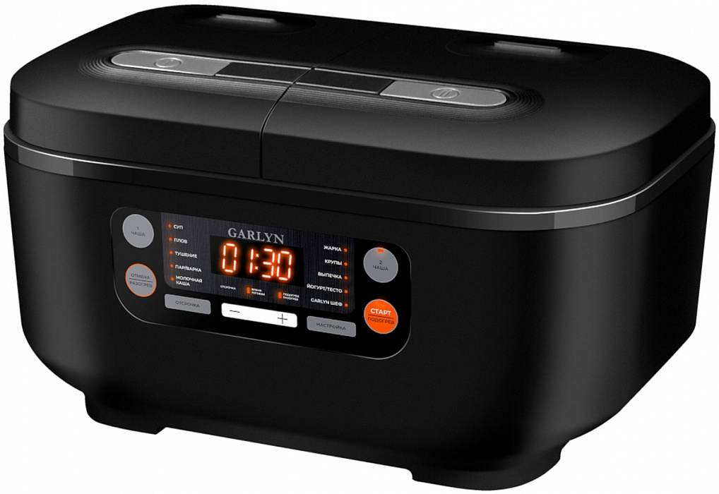 Мультиварка Garlyn MR-Duo 5 (Black) купить в интернет-магазине icover
