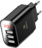 Сетевая зарядка Baseus Mirror Lake Intelligent Digital Display (CCALL-BH01) 3xUSB 3.4A (Black) купить в интернет-магазине icover
