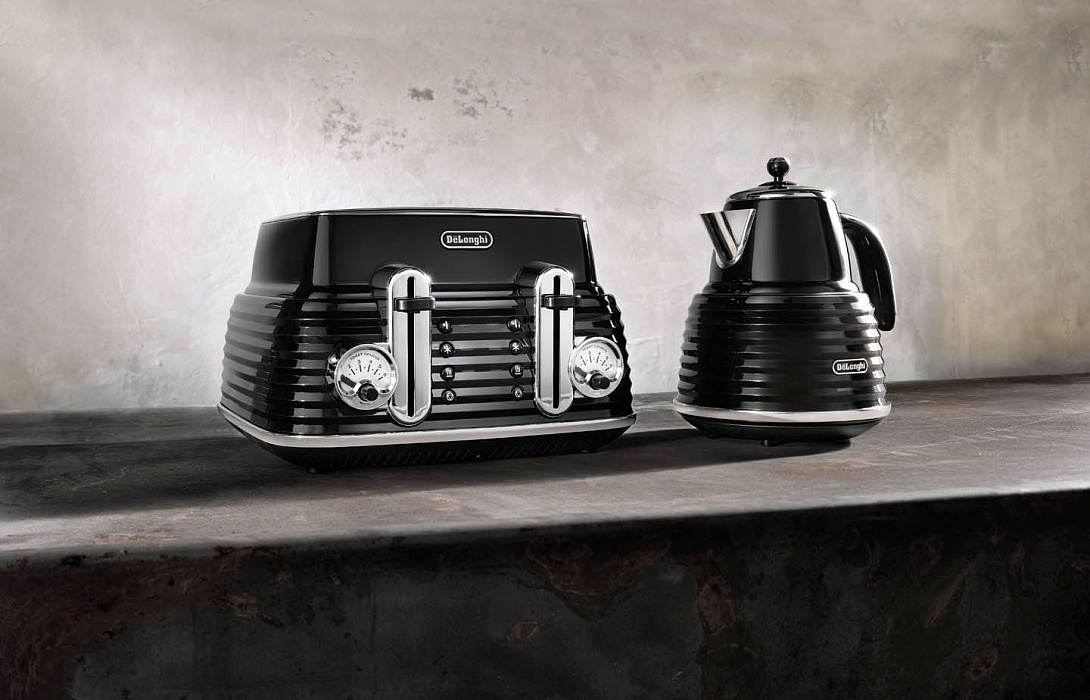 DeLonghi Scultura KBZ 2001 - чайник электрический (Black) купить в интернет-магазине icover