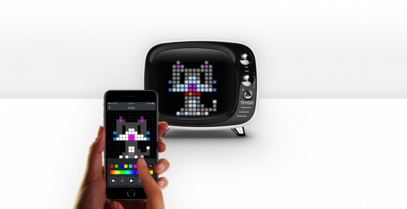 Портативная акустика Divoom Tivoo 90100058067 (Midnight Black) купить в интернет-магазине icover