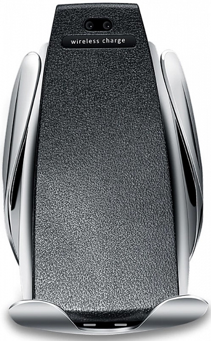 Беспроводная зарядка-автодержатель Wiwu Wireless Charger Magic Clip S5 (Black) купить в интернет-магазине icover