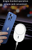 Автодержатель с беспроводной зарядкой Wiwu Magnetic Wireless Charger Car CH-306 (White) купить в интернет-магазине icover