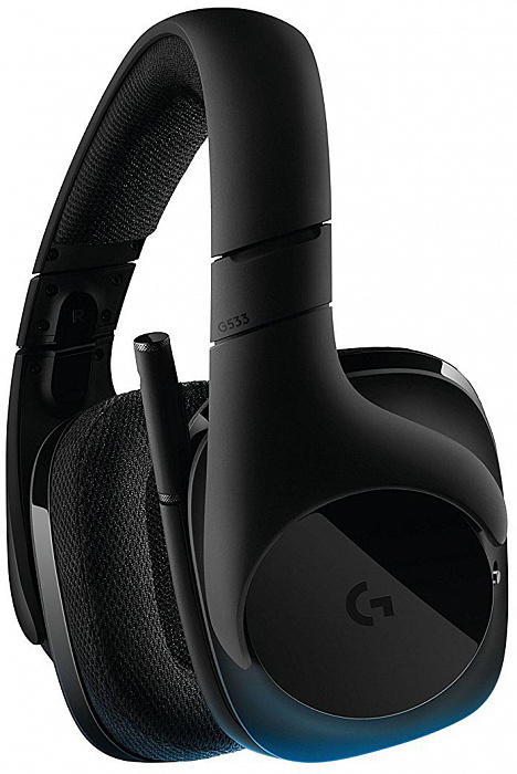 Игровая гарнитура Logitech G533 Wireless 981-000634 (Black) купить в интернет-магазине icover