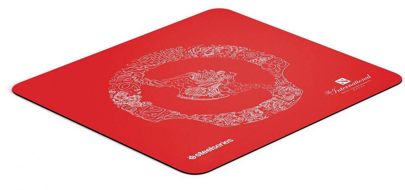 Коврик для мыши SteelSeries QcK Dota 2 TI9 Edition L (Red) купить в интернет-магазине icover