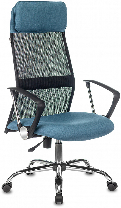Кресло руководителя Бюрократ KB-6N/SL/B (Black/Blue) купить в интернет-магазине icover
