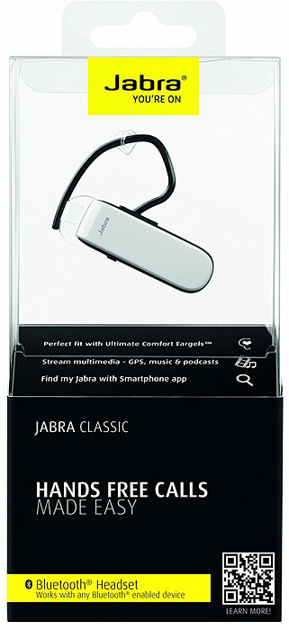 Беспроводная гарнитура Jabra Classic 100-92300000-78 (White) купить в интернет-магазине icover