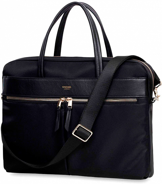 Сумка Knomo Hanover (119-101-BLK2) для ноутбука 14" (Black) купить в интернет-магазине icover