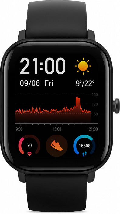 Часы Amazfit GTS (Black) купить в интернет-магазине icover