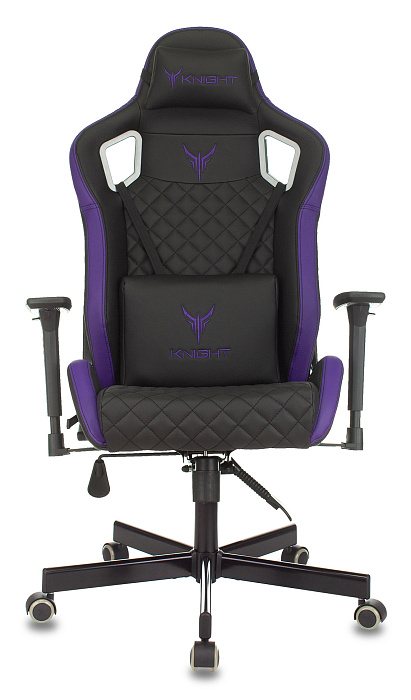 Игровое кресло Бюрократ Knight Outrider (Black/Purple) купить в интернет-магазине icover