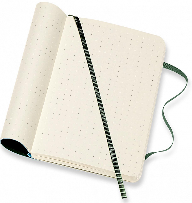 Блокнот Moleskine Classic Soft Pocket QP614K15 (Green) купить в интернет-магазине icover