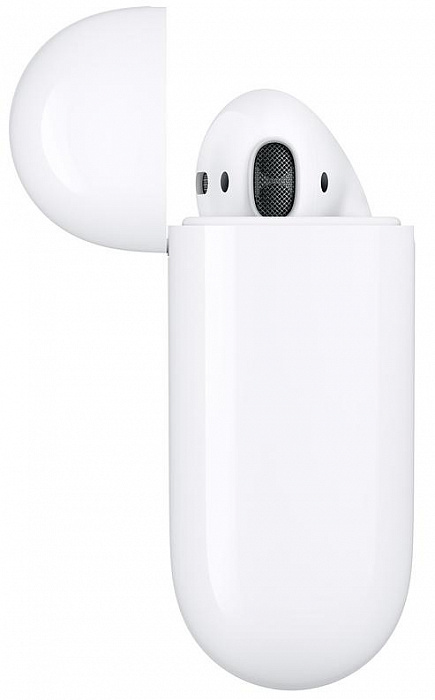 Наушники Apple AirPods в футляре с беспроводной зарядкой MRXJ2 (White) купить в интернет-магазине icover