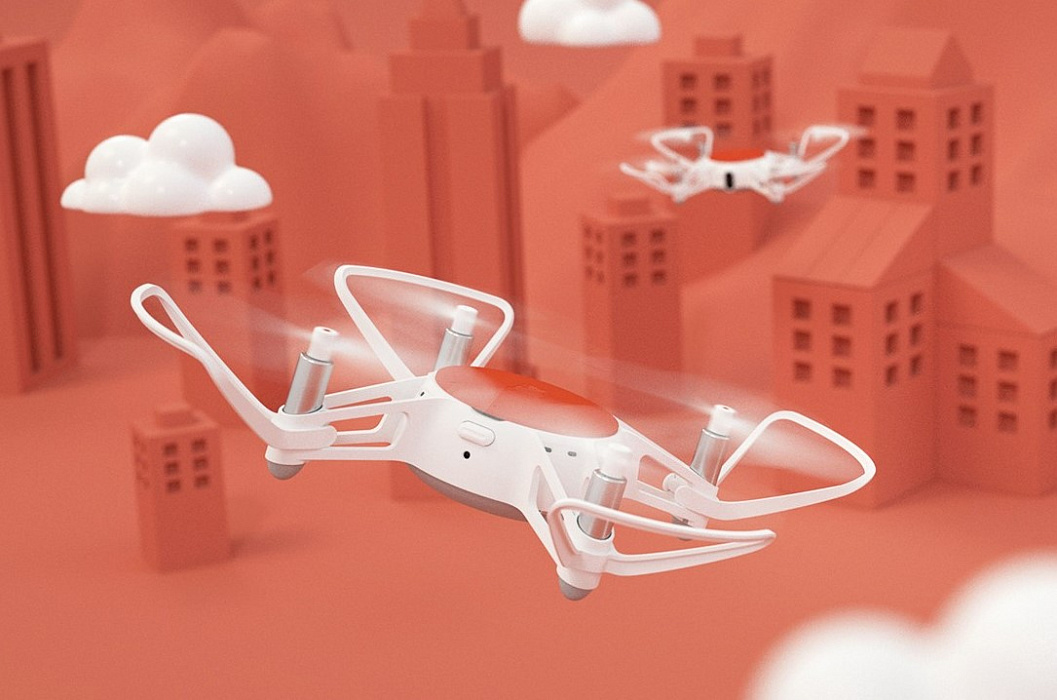 Мини-квадрокоптер Xiaomi MITU Mini RC Drone YKFJ01FM (White) купить в интернет-магазине icover