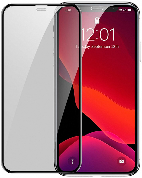 Защитное стекло Baseus Curved Privacy (SGAPIPH61S-WC01) для iPhone XR/11 (Black) купить в интернет-магазине icover