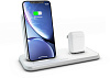 Беспроводное зарядное устройство Zens Dual Aluminium Wireless Charger ZEDC06 (White) купить в интернет-магазине icover
