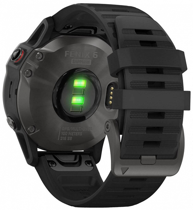 Спортивные часы Garmin Fenix 6 Sapphire 010-02158-11 (Grey/Black) купить в интернет-магазине icover