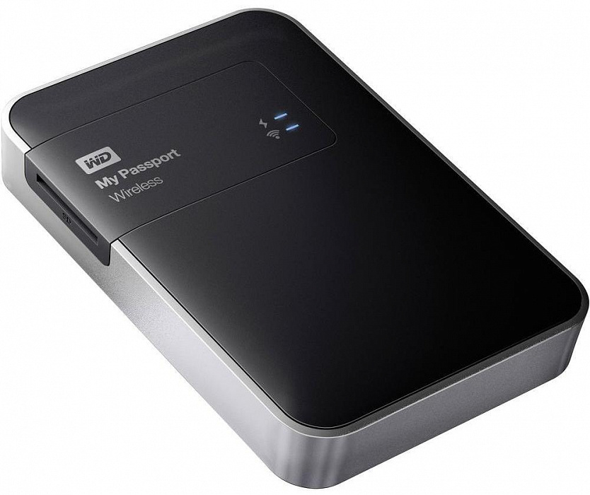 Western Digital My Passport Wireless 2TB (WDBDAF0020BBK) - внешний жесткий диск (Black) купить в интернет-магазине icover
