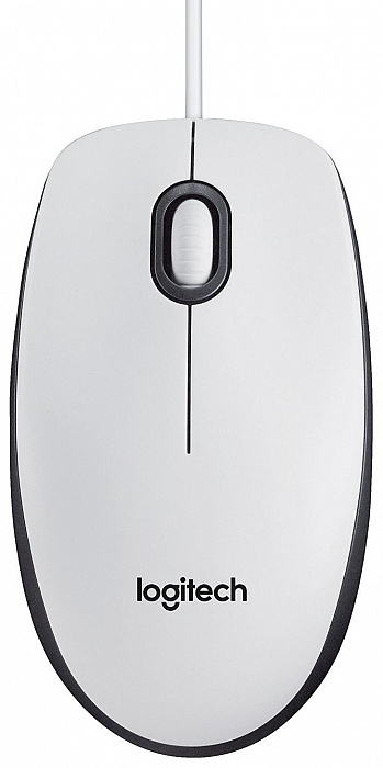 Проводная мышь Logitech M100 USB 910-005004 (White) купить в интернет-магазине icover
